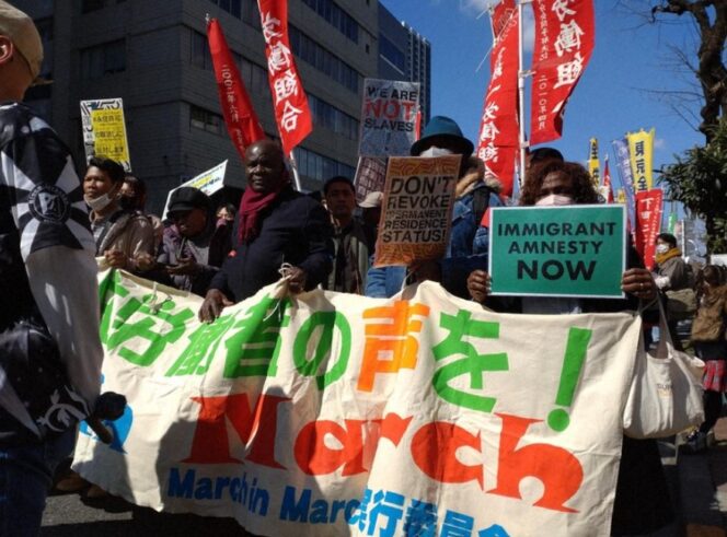 
					Pekerja Asing di Jepang Gelar Demo di Tokyo, Tuntut Kenaikan Upah dan Kondisi Kerja yang Lebih Baik