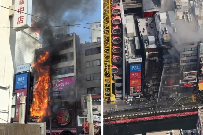 
					2 Petugas Pemadam Tewas, 4 Orang Terluka dalam Insiden Kebakaran  di Distrik Dotonbori, Osaka