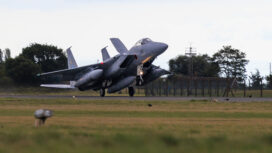 On 18 September 2025, 2 Royal Airforce Typoons escorted 2 Japanese F15 aircraft into RAF Coningsby