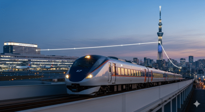 
					Kereta Ekspres Baru Akan Hubungkan Bandara Narita dan Tokyo Skytree Hanya dalam 30 Menit Mulai 2028