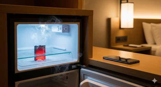 
					Pemadam Kebarakan Dipanggil Usai Seorang Pria di Sebuah Hotel di Hokkaido Memasukan Powerbank Panas ke Kulkas dan Memicu Asap