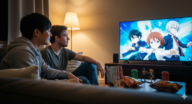 
					Ungkapan Jepang Saat Menonton Anime Bersama Teman