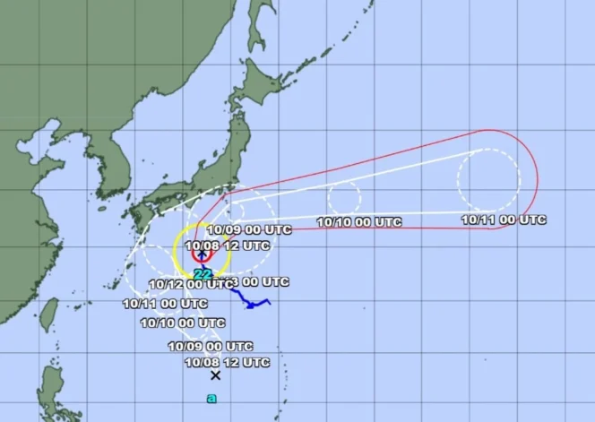 
					Jepang Keluarkan Peringatan Badai Ekstrem di Kepulauan Izu, Warga Diminta Waspada Longsor dan Banjir