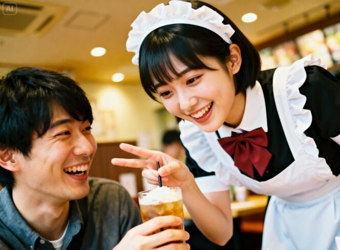 
					Maid Café & Butler Café: Budaya Pop Modern Akihabara