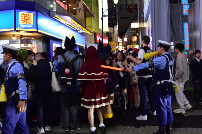 
					Tokyo's Shibuya area on Oct. 31, 2023
