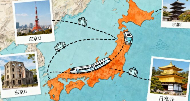 
					Cara Estimasi Waktu Tempuh Perjalanan Kota ke Kota di Jepang