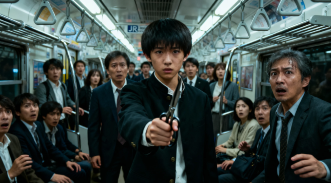 
					Remaja 17 Tahun Ditangkap Usai Acungkan Gunting di Kereta Jalur Saikyo Tokyo–Saitama