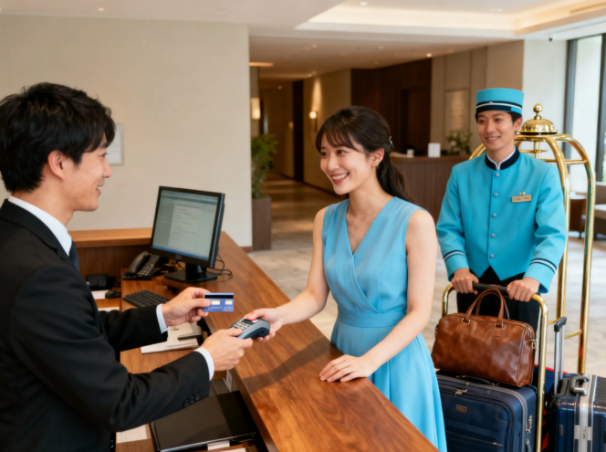 
					Kosakata Jepang untuk Proses Check-out