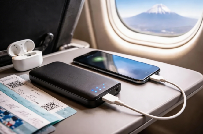 
					Jepang Batasi Power Bank di Pesawat Maksimal Dua per Penumpang, Dilarang Digunakan Saat Terbang