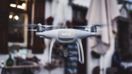 Illustration of a drone. (Unsplash/Jason Mavrommatis)