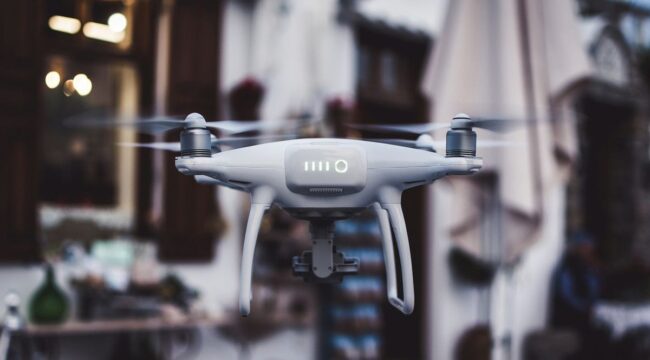 Illustration of a drone. (Unsplash/Jason Mavrommatis)