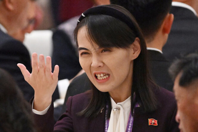 
					Kim Yo Jong, the younger sister of North Korean leader Kim Jong Un