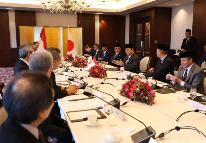 
					Prabowo Temui 13 Bos Perusahaan Jepang di Tokyo, Dorong Investasi Hilirisasi