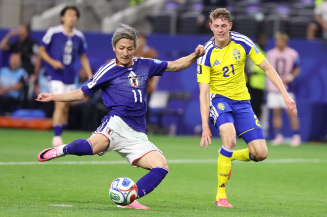 
					Hasil Jepang vs Swedia: Daizen Maeda Cetak Gol, Laga Berakhir Imbang 1-1