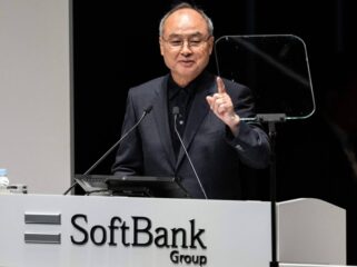 Softbank Group CEO Masayoshi Son speaks during the annual general shareholders' meeting in Tokyo on June 21, 2024. (Photo by Yuichi YAMAZAKI / AFP)