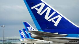 Tokyo, Japan - July 17, 2009: Jet airplanes operated by All Nippon Airways (ANA) waiting to mainetnance, loading and boarding at Haneda airport in Tokyo, Japan