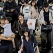 This photo shows a crowded Tokyo Station on the last day of the Silver Week holidays on Sept. 23, 2026. (Kyodo)
