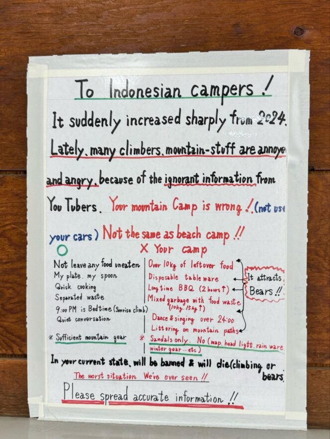 
					Viral! Ada Papan Peringatan yang Ditujukan Khusus ke Wisatawan Indonesia di Tateyama Kurobe