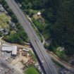 An aerial view shows the damaged Kyushu Expressway, after an earthquake with a magnitude of 7.1 struck southern Kumamoto Prefecture, in Yatsushiro, Kumamoto Prefecture, on July 29.  Image: Asia Air Survey & Aero Toyota/via REUTERS