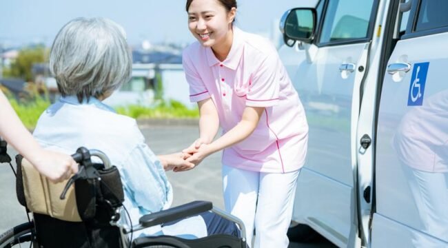 Caregiver to pick up and drop off